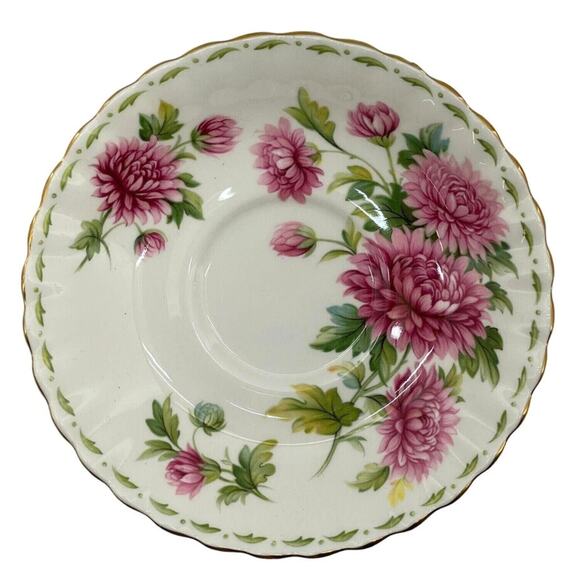 Royal Albert November Teacup & Saucer Set Chrysanthemum Month Flower  Bone China - Picture 9 of 16